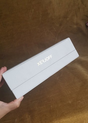 Beyaz Deri parfüm kutusu - Görsel 2