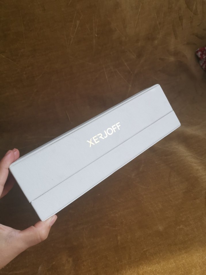 Beyaz Deri parfüm kutusu - Görsel 2