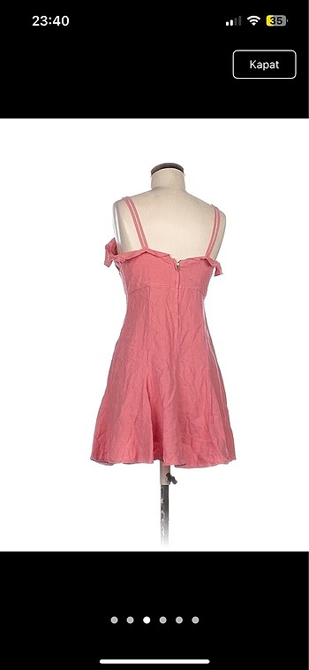 xs Beden Zara elbise