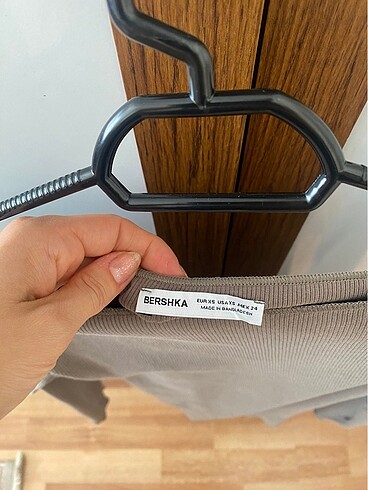 xs Beden haki Renk Bershka Elbise