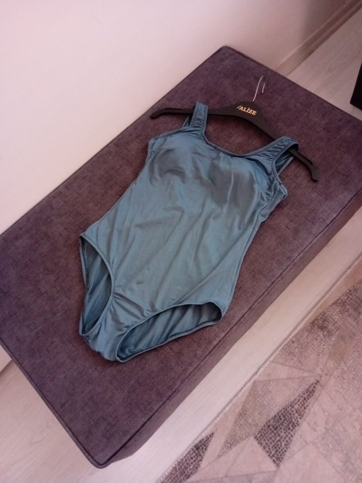 Mavi Kadın Kolsuz Mayo Midi Boy - Görsel 2