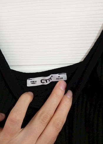 Siyah zincir Askılı Uzun Kadın Elbise - Görsel 5