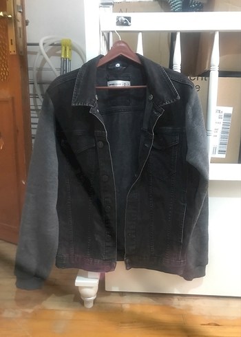 Gri Erkek Oversize Kot Ceket