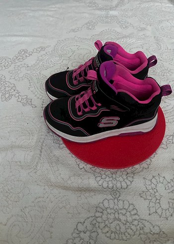 Kız Çocuk Pembe Spor Ayakkabı Velcro - Görsel 2