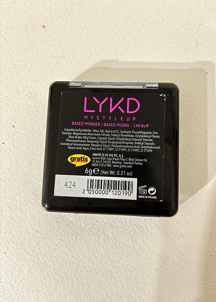 Gratis lykd 140 numara pudra hiç açılmadı yeni - Görsel 2
