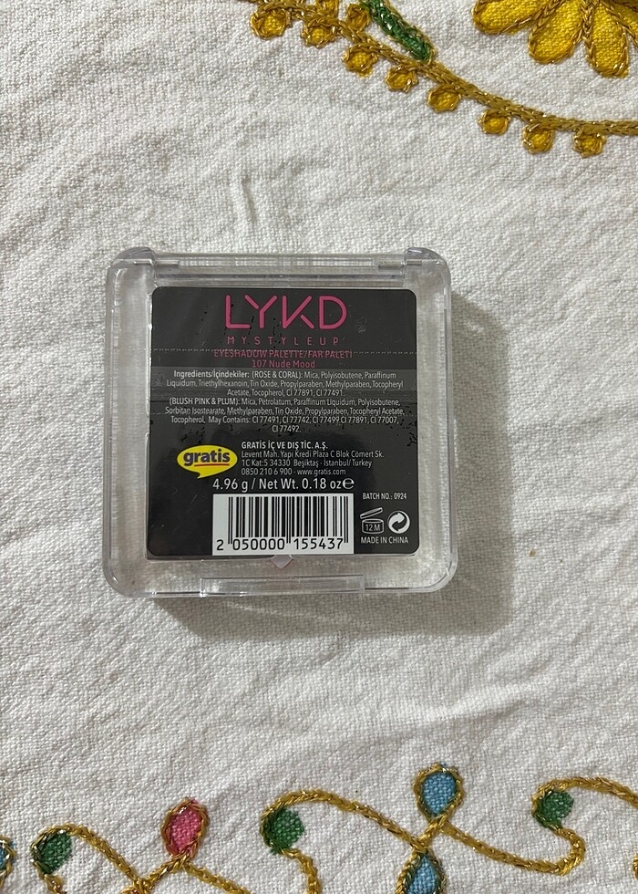 Gratis lykd 4?lü far paleti yeni etiketli - Görsel 2