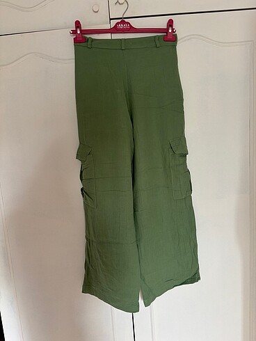 38 beden rahat yeşil pantolon - Görsel 3