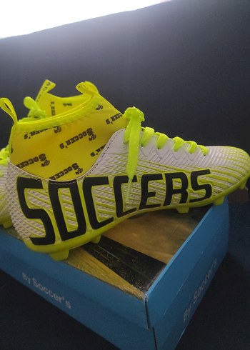 Sarı Bağcıklı Erkek Futbol Ayakkabısı - Görsel 2