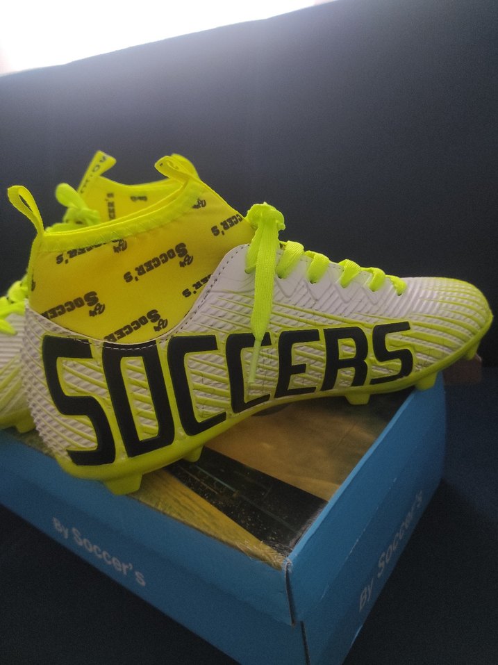 Sarı Bağcıklı Erkek Futbol Ayakkabısı - Görsel 2