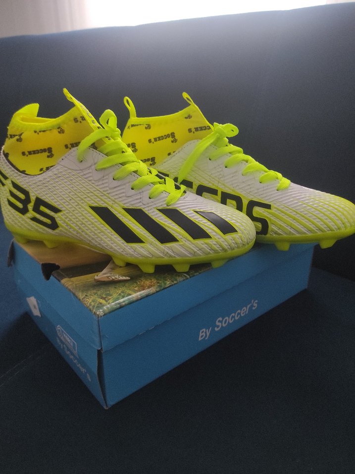 Sarı Bağcıklı Erkek Futbol Ayakkabısı - Görsel 4