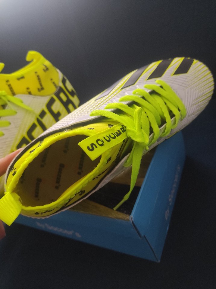 Sarı Bağcıklı Erkek Futbol Ayakkabısı - Görsel 3