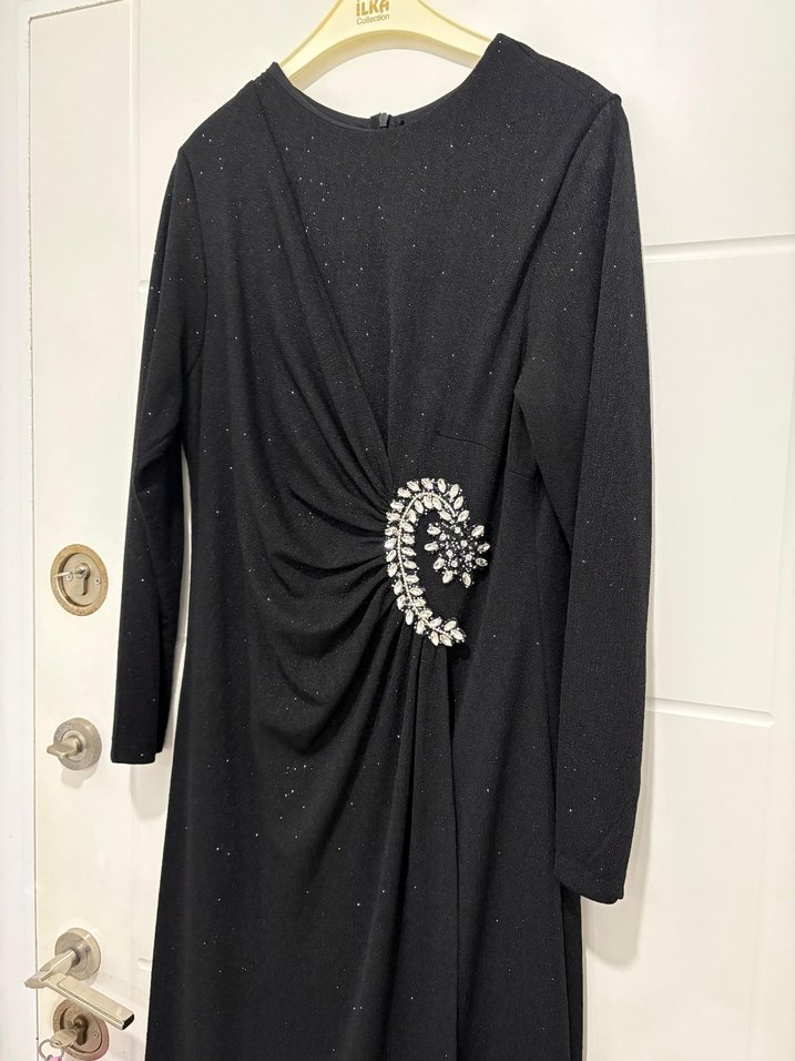 siyah elbise - Görsel 5