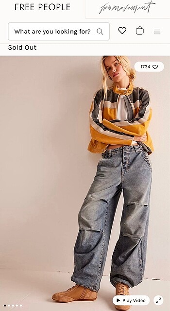 Free People Slouchy Jean