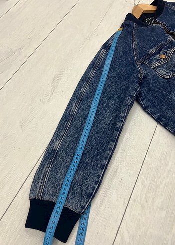 m Beden Armani Exchange Kadın Mavi Denim Ceket