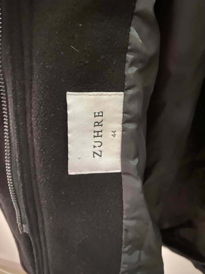 Zühre siyah mont 44 beden - Görsel 4