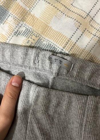 Gri Rahat Kesim Kadın Eşofman Altı - Görsel 3