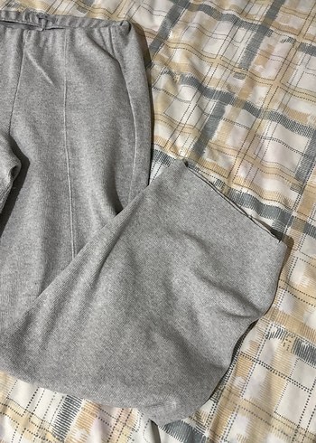 Gri Rahat Kesim Kadın Eşofman Altı - Görsel 2