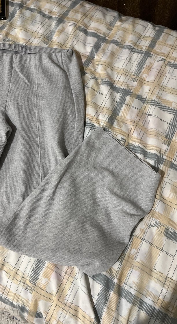 Gri Rahat Kesim Kadın Eşofman Altı - Görsel 2