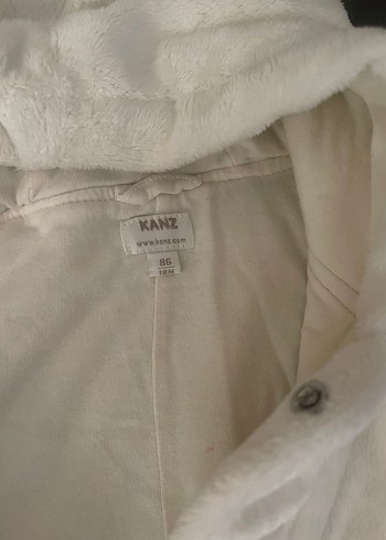 Beyaz Kürklü Kız Bebek Tulum - Görsel 3