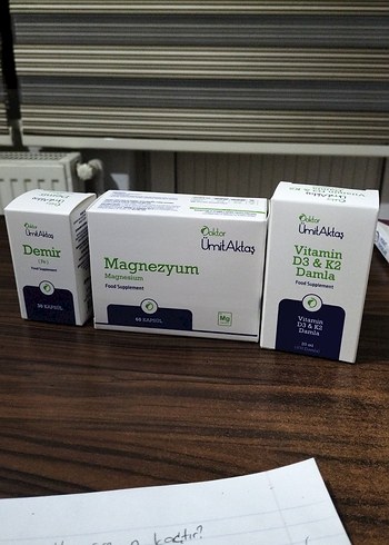 Doktor Ümit Aktaş Magnezyum 60 Kapsül Demir ve d vitamini - Görsel 3