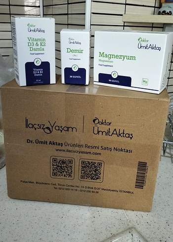 Doktor Ümit Aktaş Magnezyum 60 Kapsül Demir ve d vitamini - Görsel 2