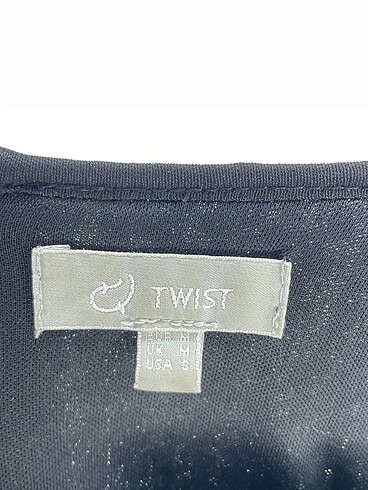 m Beden siyah Renk Twist Bluz %70 İndirimli.