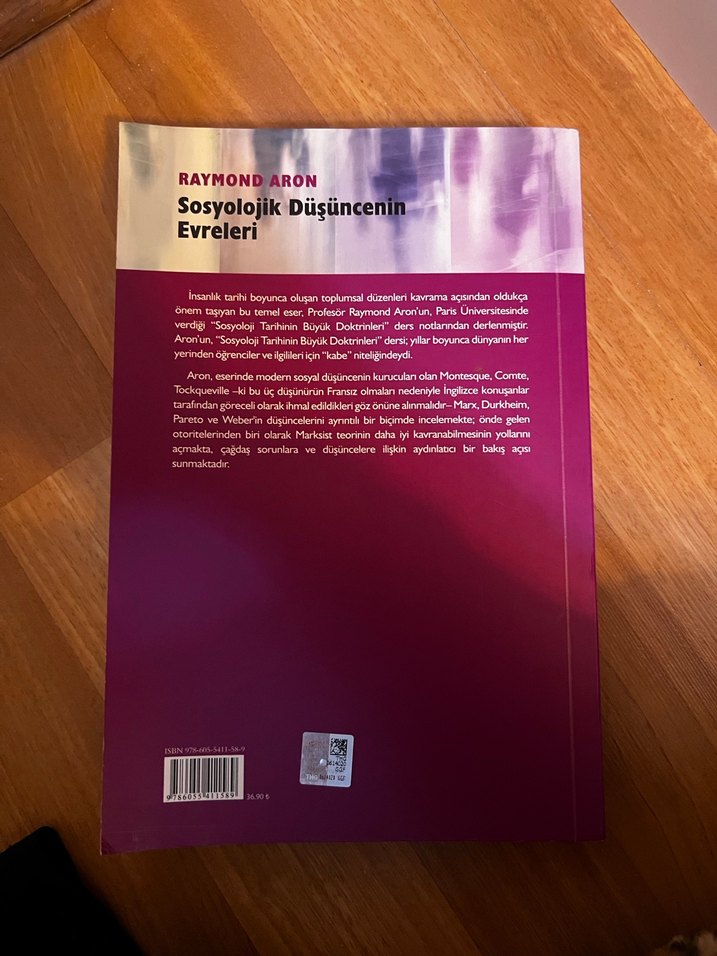 Sosyolojik Düşüncenin Evreleri - Raymond Aron - Görsel 2