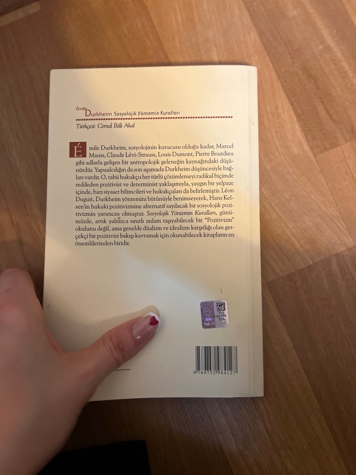 Émile Durkheim - Sosyolojik Yöntemin Kuralları - Görsel 2