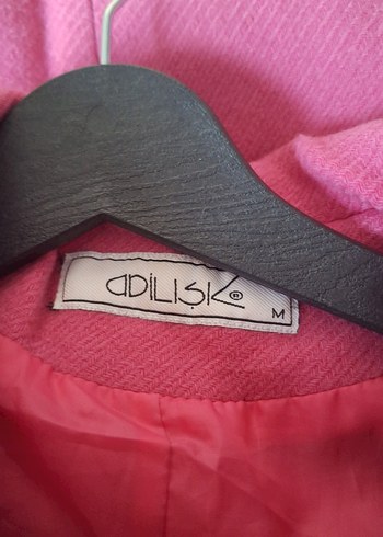 Pembe Çift Düğmeli Kaban - Görsel 3