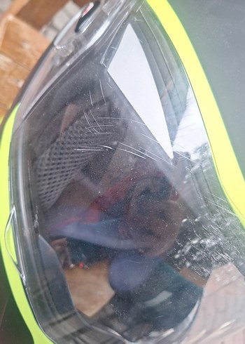 Sarı NCR çene açılır Kask - Görsel 4