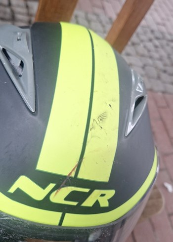 Sarı NCR çene açılır Kask - Görsel 5