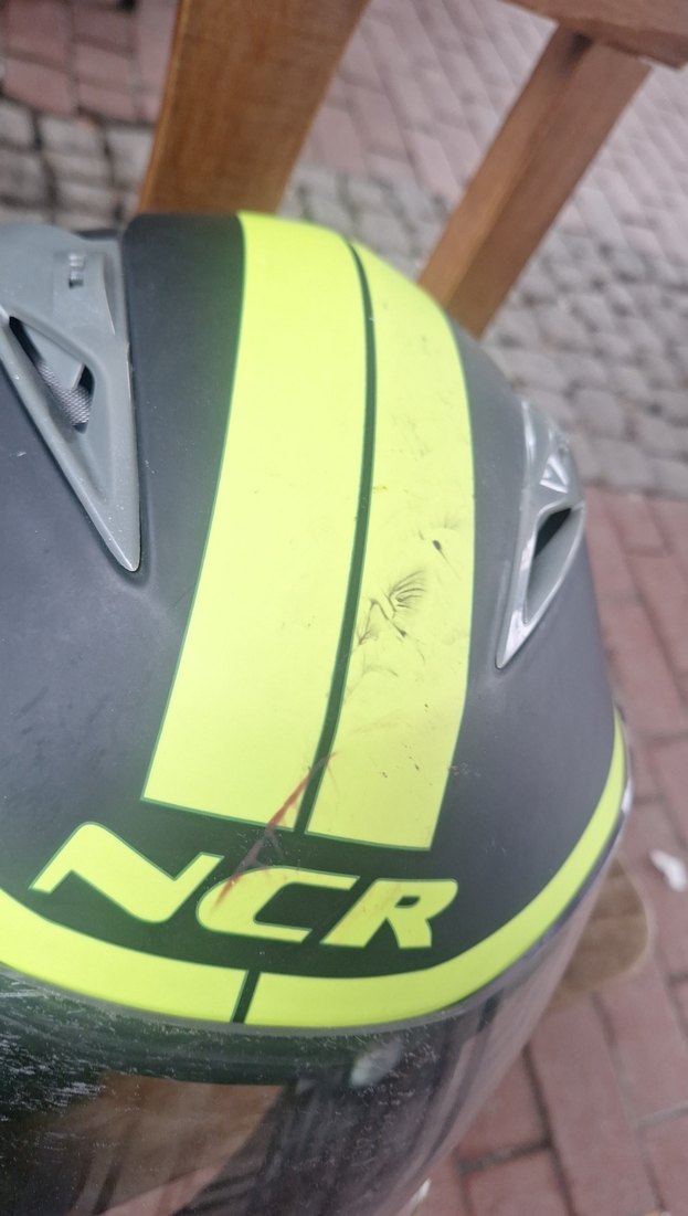 Sarı NCR çene açılır Kask - Görsel 5