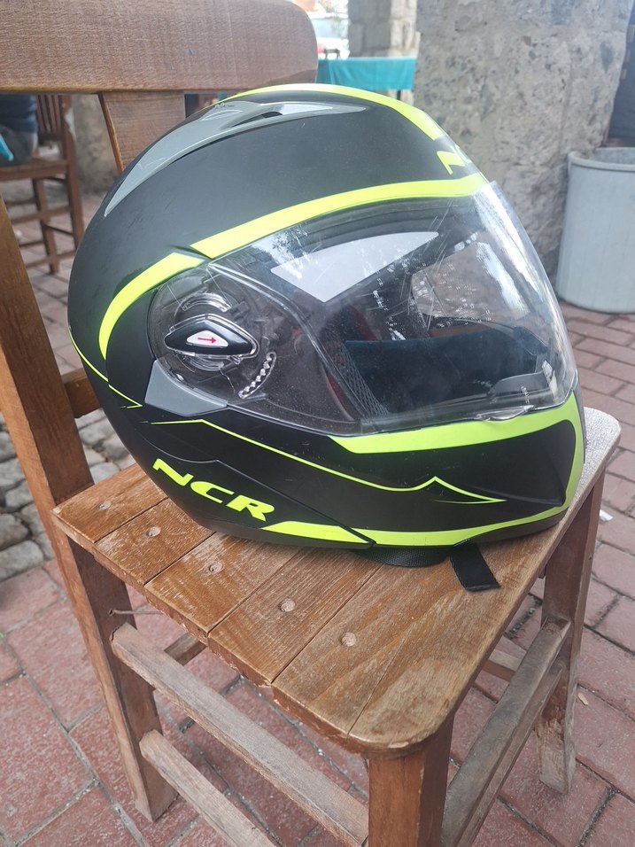 Sarı NCR çene açılır Kask - Görsel 3