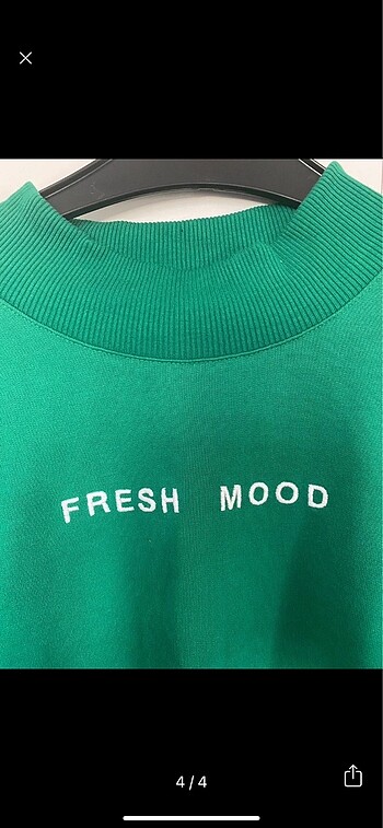 l Beden yeşil Renk Sweatshirt