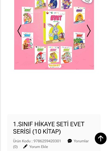  Evet ABC İlkokul Kitabı