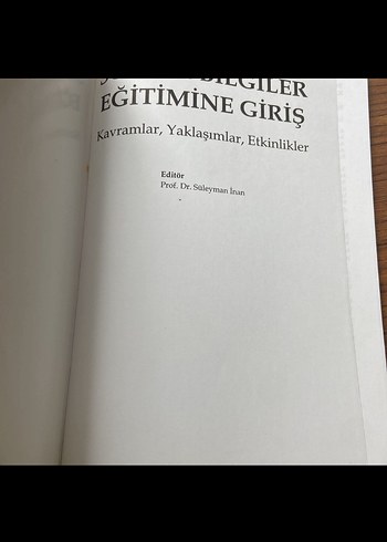 Sosyal Bilgiler Eğitimine Giriş Kitabı Süleyman İnan - Görsel 2