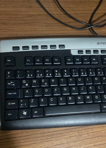 A4Tech Siyah Kablolu Klavye comfortkey KR-86 - Görsel 3