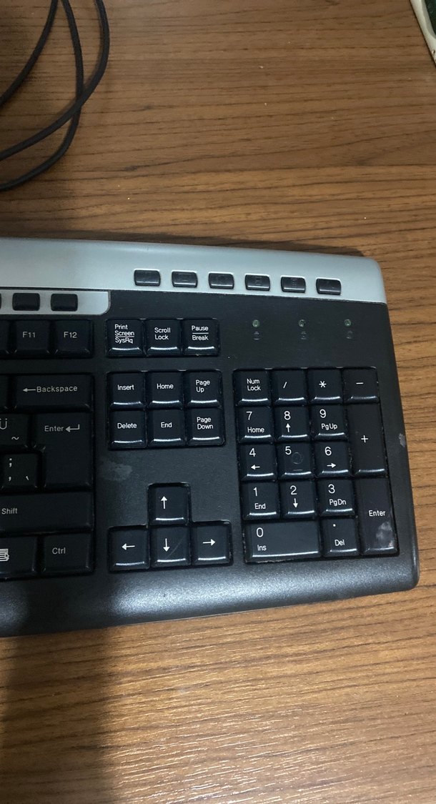 A4Tech Siyah Kablolu Klavye comfortkey KR-86 - Görsel 4