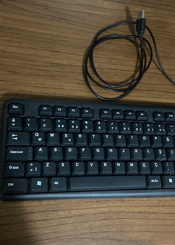Kablolu Siyah Narita Klavye yeni gibi sorunsuz - Görsel 3