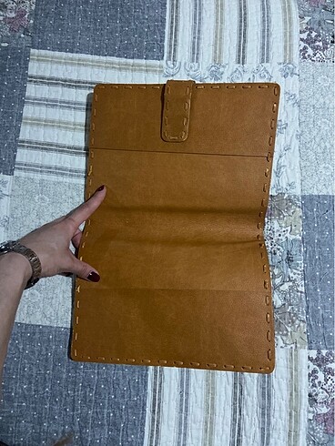 Beden Bej suni deri dosya kitap defter kılıfı