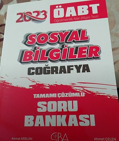 Cba sosyal bilgiler öğretmenliği öabt kemal arslan ahmet çelen s