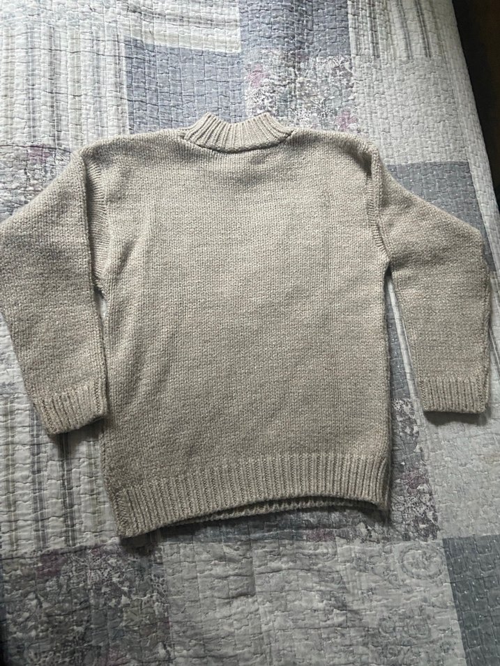 Gri Kadın Triko Bisiklet Yaka Kazak - Görsel 5