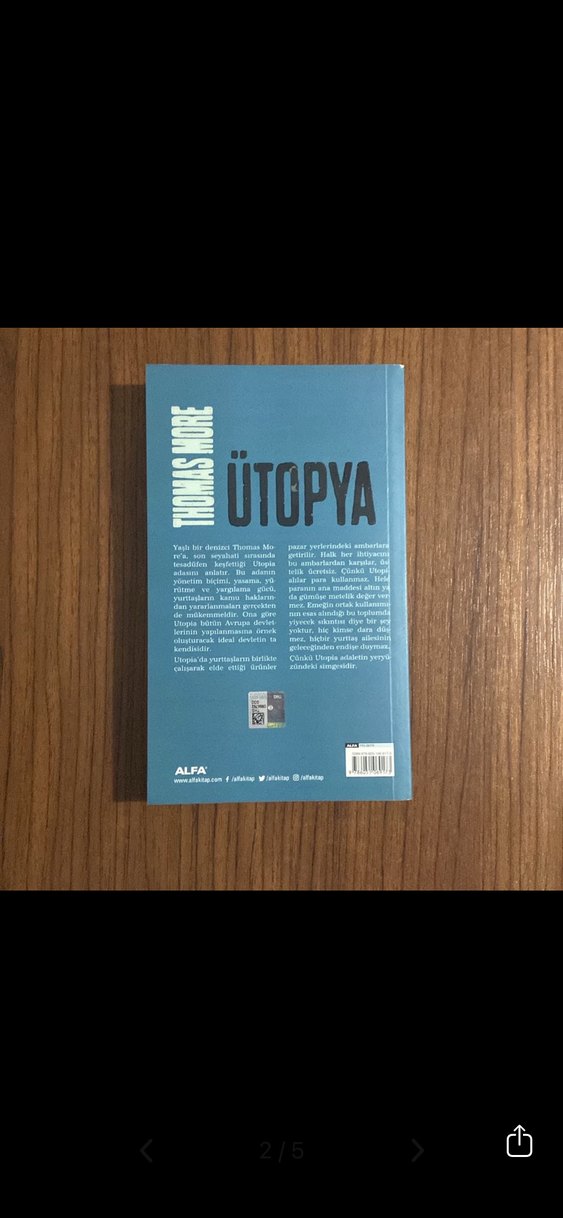 Thomas More - Ütopya Romanı - Görsel 2
