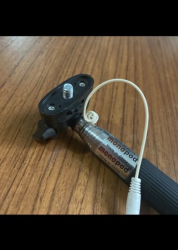 Kablolu Mini Selfie Çubuğu Siyah - Görsel 6