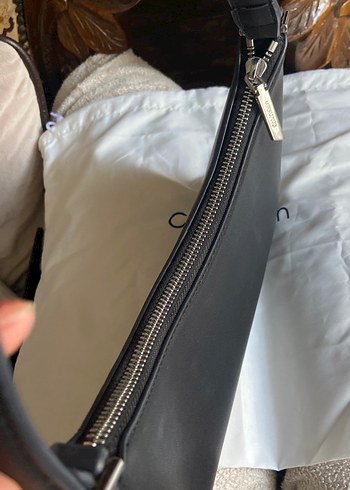 Siyah Deri Calvin Klein Kadın Çanta - Görsel 7