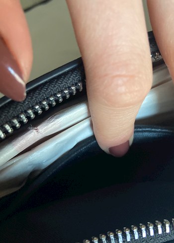 Siyah Deri Calvin Klein Kadın Çanta - Görsel 10