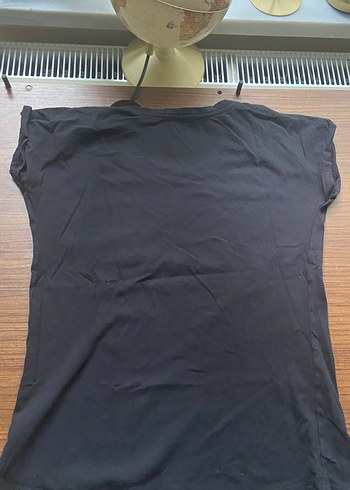 Sokak Tarzı Baskılı Siyah Tişört - Görsel 5