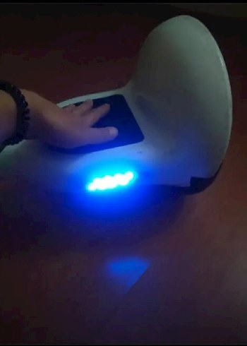 ışıklı bluetoothlu howerboard - Görsel 2