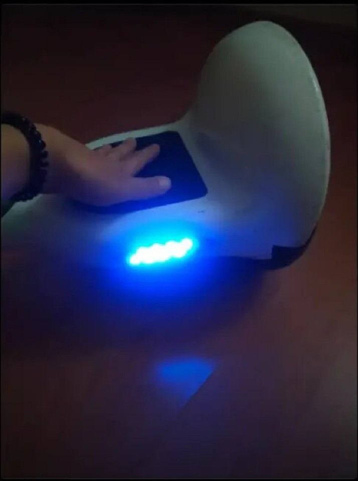 ışıklı bluetoothlu howerboard - Görsel 2