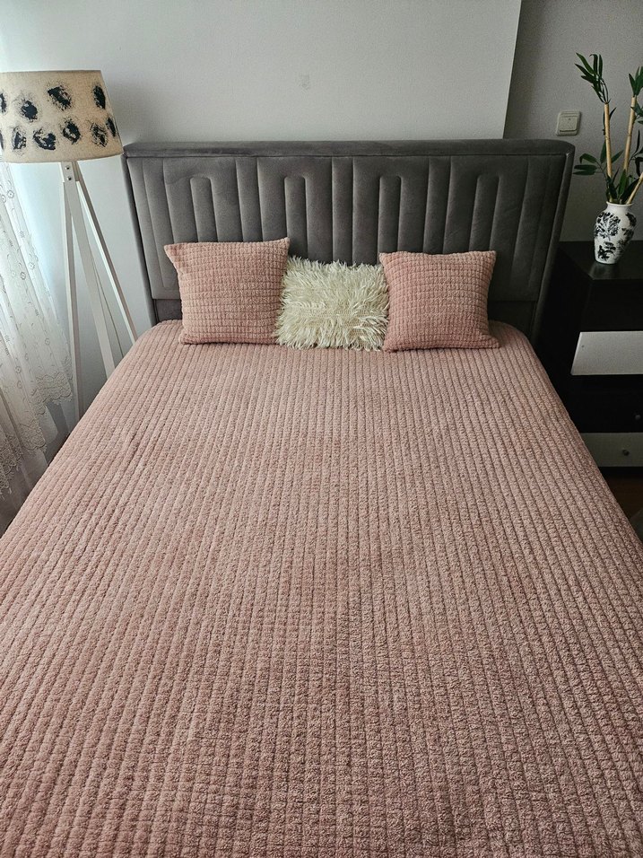 Örgü Desenli Yatak Örtüsü - Görsel 3